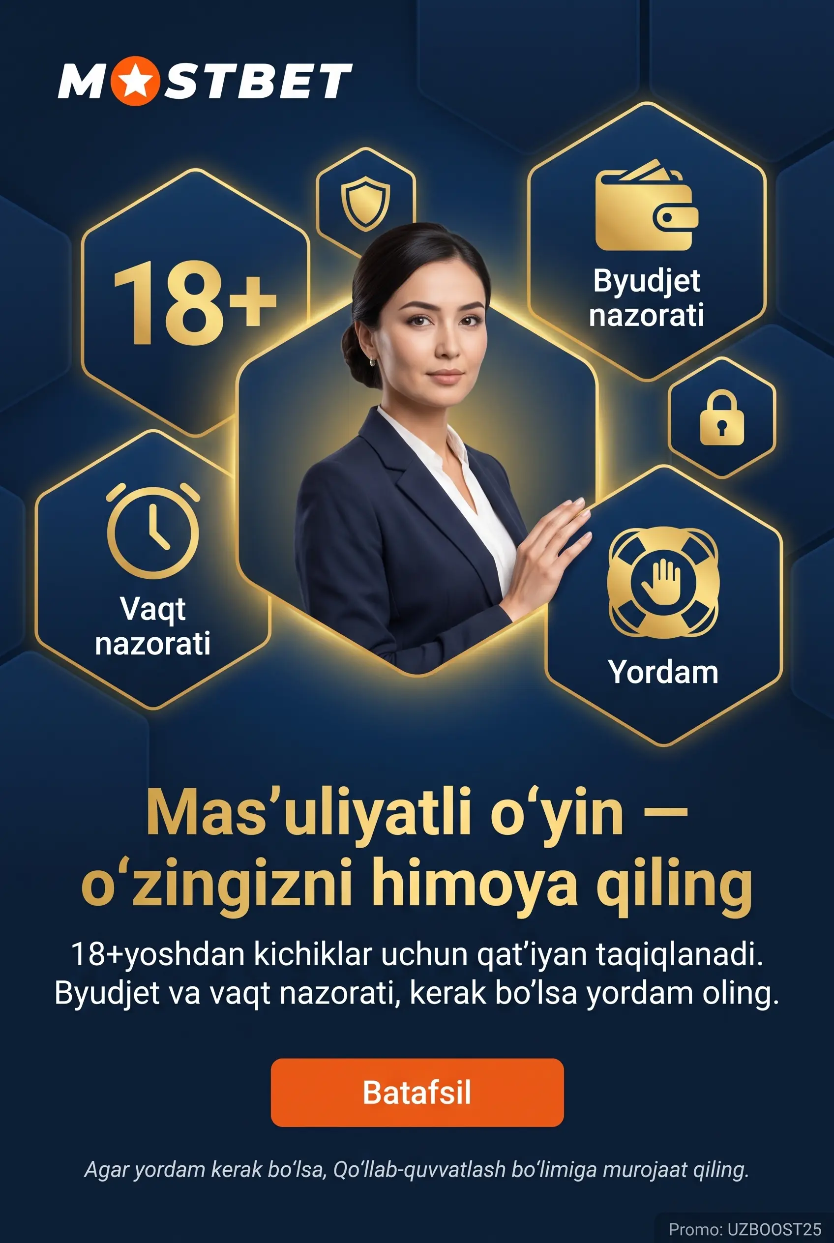 Responsible Gaming bo'yicha eslatma